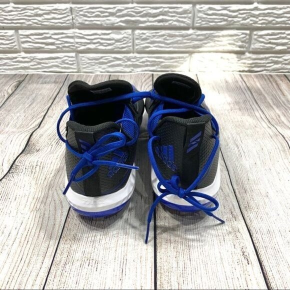 Adidas Blue Black Icon Bounce Baseball Cleats Size 7.5 main image 4
